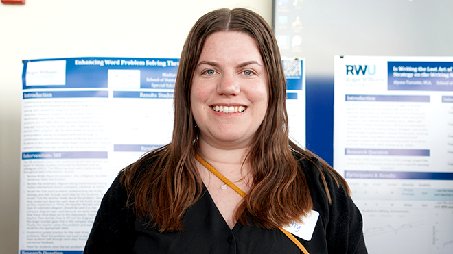 Kellee Beachy, who is graduating with a Master's in Special Education.