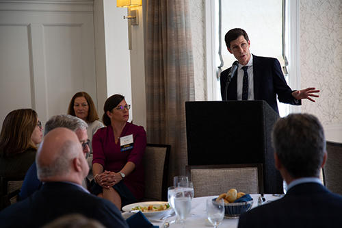 Mayor of Providence Brett Smiley speaks at 2023 Symposium