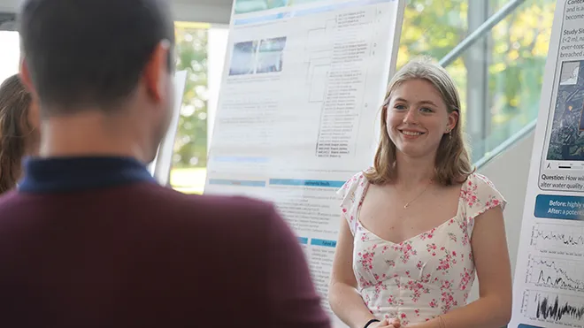 At the 2024 Summer Research Showcase on Oct. 22, students brought innovation to life through hands-on research and cutting-edge projects.