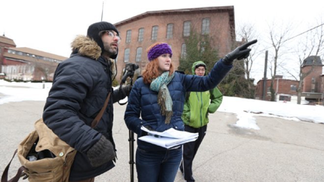 Students explore historic mill site