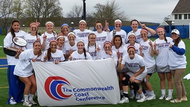 Winning lacrosse team