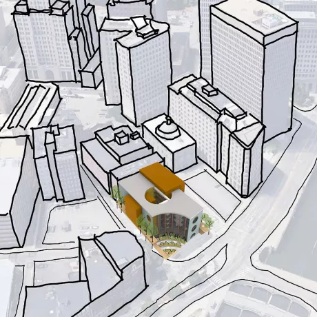 An image of a student rendering