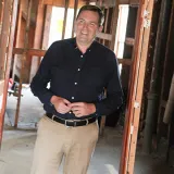 A man standing in a room.