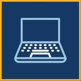 line art of laptop computer