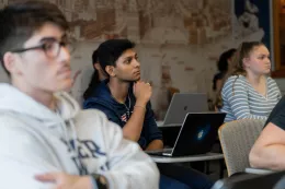 student in class