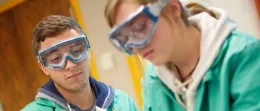 Students in lab.