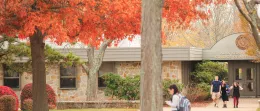 Campus in the fall.