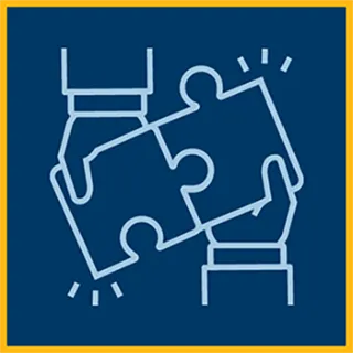 Image of puzzle pieces fitting together