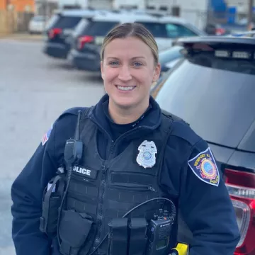 Brittany Foster in uniform