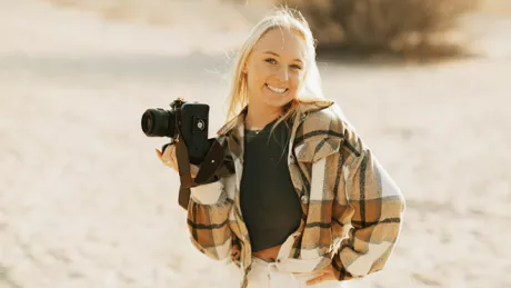 Mae Bogosian graduated in 2024 with dual bachelor’s degrees in Visual Arts and Communications.