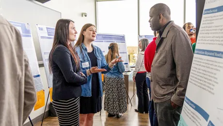 At SASH on April 24, undergraduate and graduate students presented their research and capstone projects.