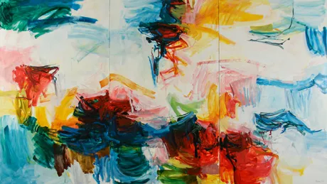 Michael Rich’s abstract painting, ‘La Serenata.'