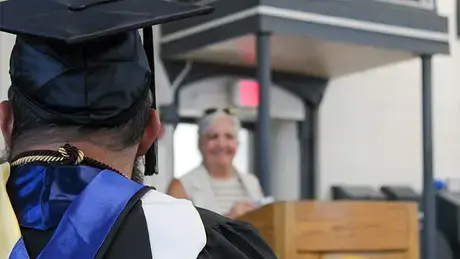 Maximum Security Facility graduation ceremony.