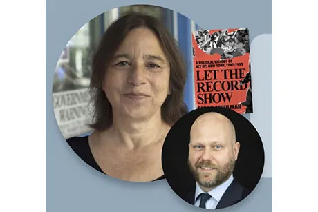 Picture Sarah Schulman and Jason Jacobs