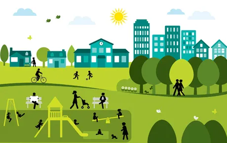 Illustration of city