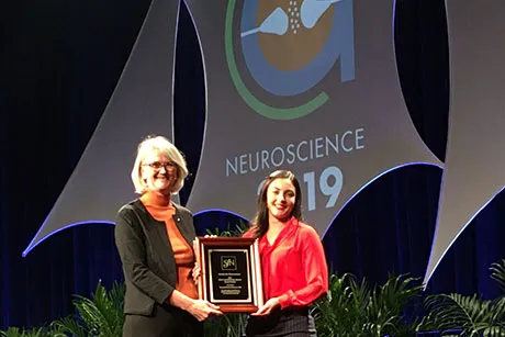 Victoria Heimer-McGinn receives award
