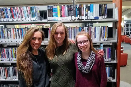 Adrienne Wooster, Juliet Hulme, Kyla Yates.