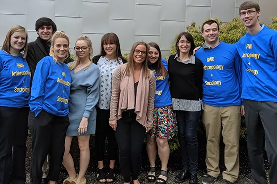 image of RWU's 2019 Anthropology + Sociology majors