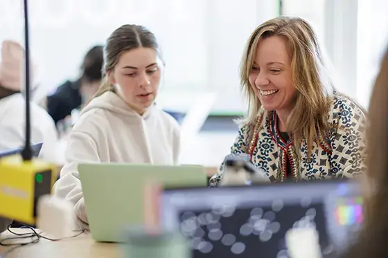 Student receives support