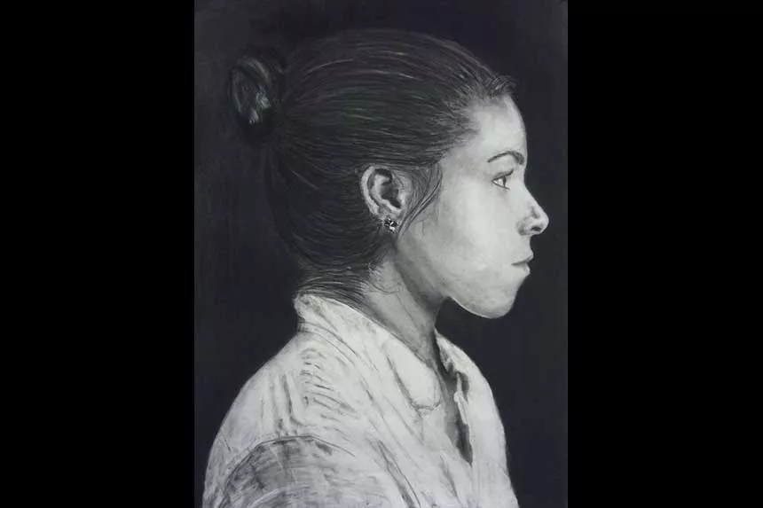 A self portrait.