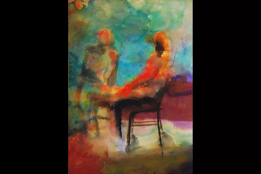 An abstract painting