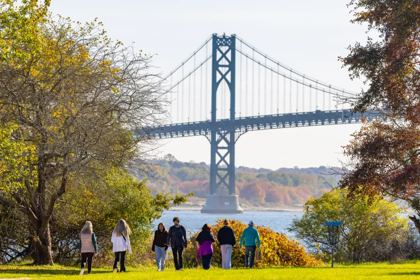 The Mount Hope Bridge is visible from the Shell Path.
