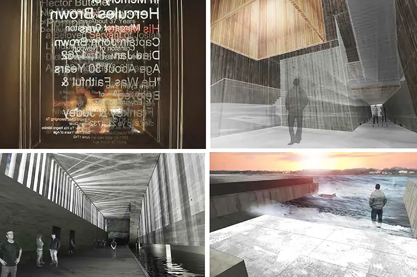 Architecture students explored Rhode Island’s history of slavery through design studios.