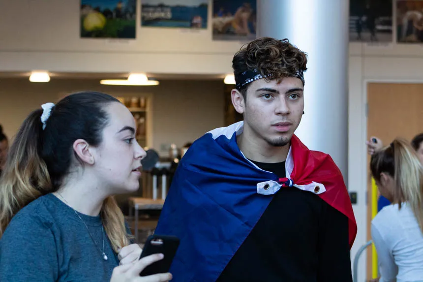 Two students.