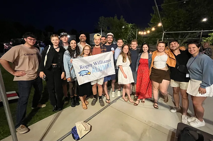 Members of the Class of 2019 gather together to talk about their lives since graduation.