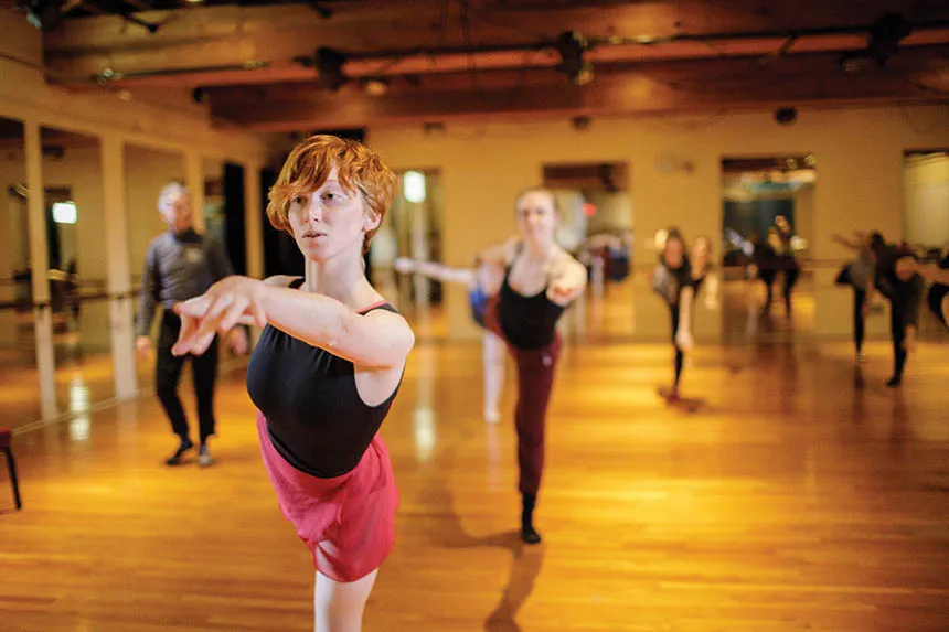 image of students in RWU dance program
