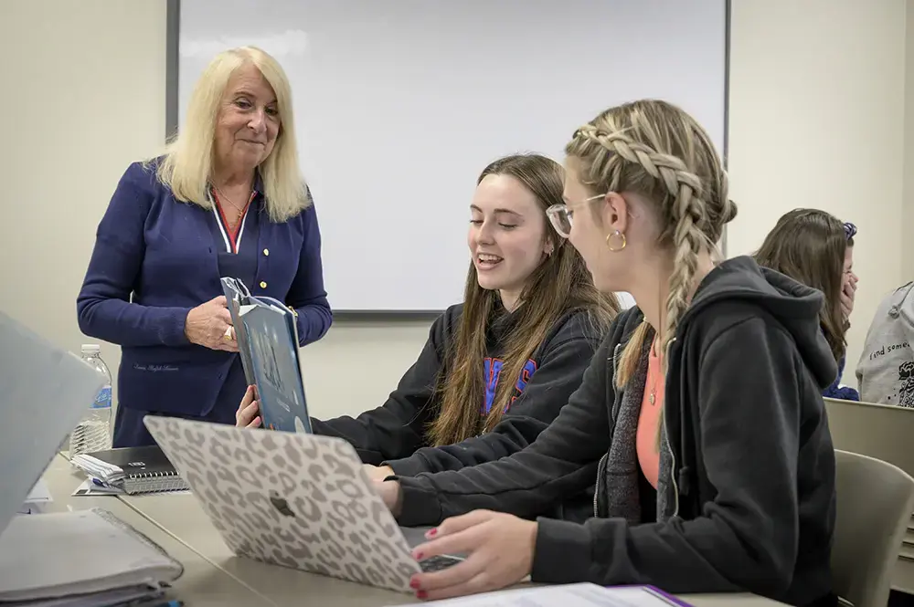 Students in classroom with teacher