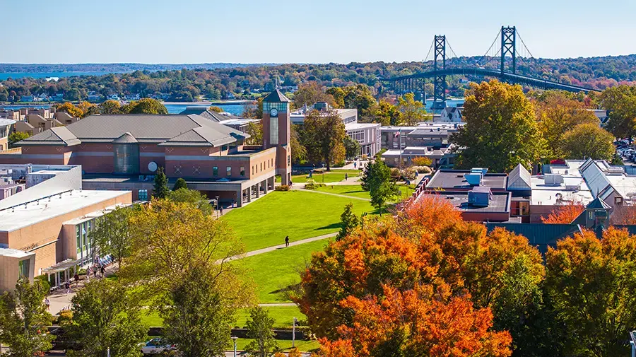 Aerial view of Bristol campus 