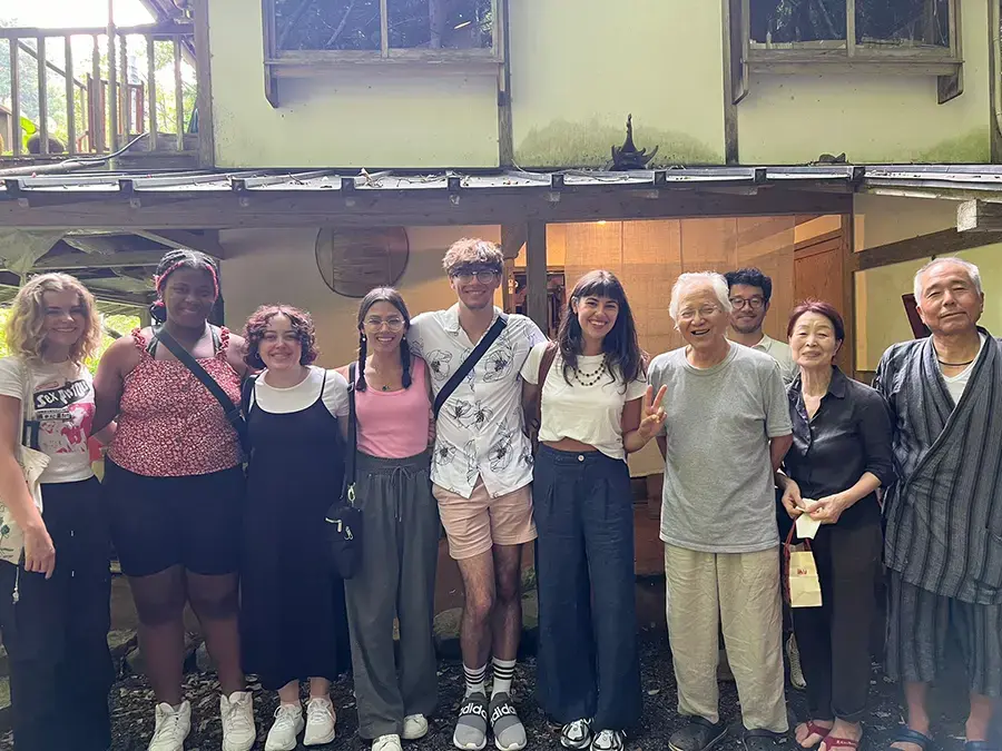 Students study abroad in Japan