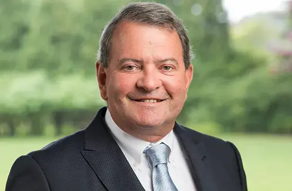 portrait of RWU President Ioannis Miaoulis